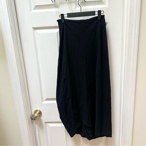 Marithe Francois Girbaud Black Maxi Skirt stretch 4 bubble
